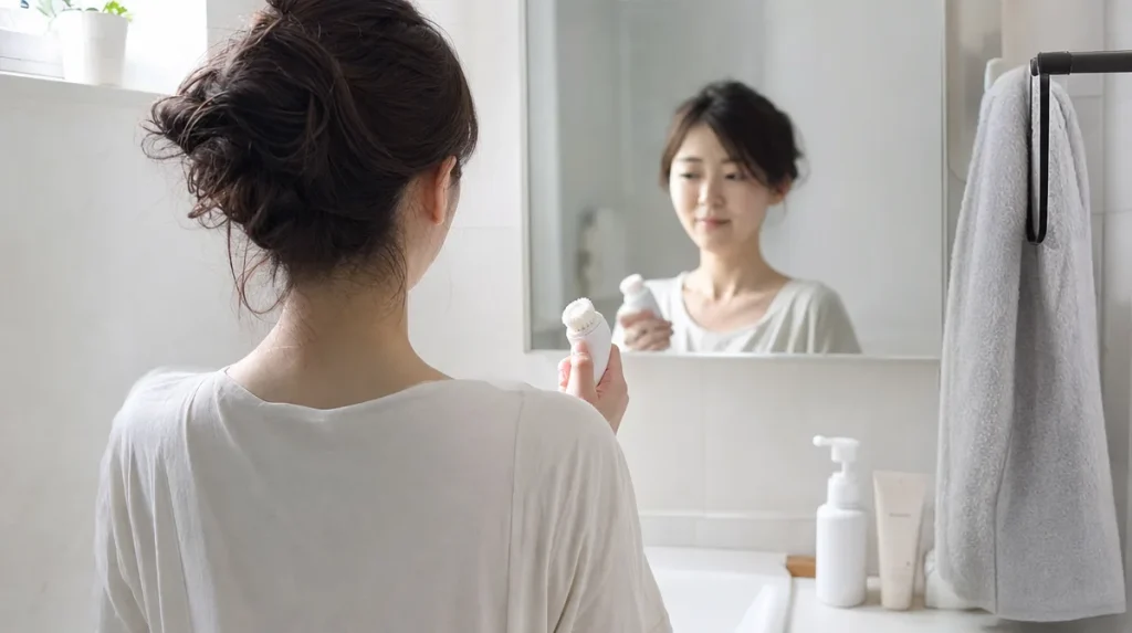 洗顔ブラシはなぜ必要なのか、手洗いとの違い